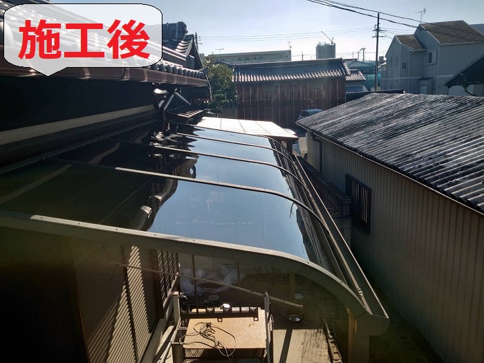 テラス屋根工事後２